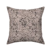 Ink speckles and thick stains spots and dots messy minimal boho design Scandinavian style nursery moody beige gray black