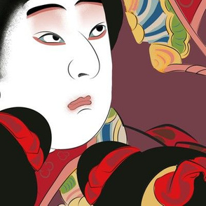 geisha burgunder big size