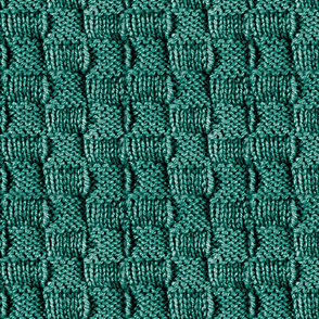 Knit and Purl Deep Green Stitch  