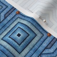 Blue Jeans Denim Quilt Patchwork