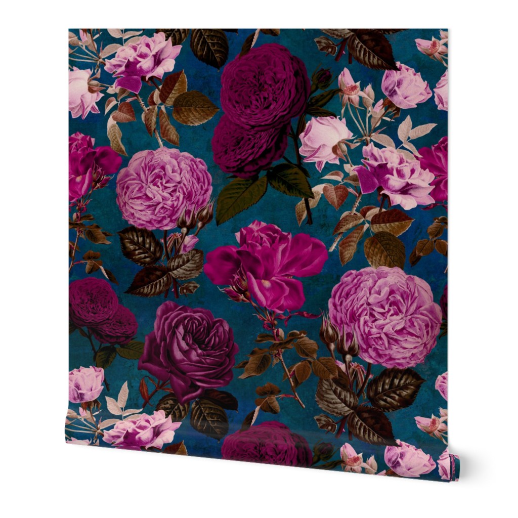 Nostalgic Flower Romance Moody Purple