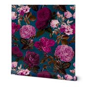 Nostalgic Flower Romance Moody Purple