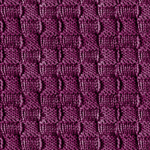 Knit and Purl Dark Purple Stitch  
