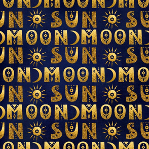 Sun And Moon Text And Symbols