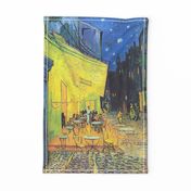 Van Gogh tea towel // Cafe Terrace at Night