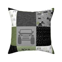 It’s a Jeep Thing - Army Green Patchwork