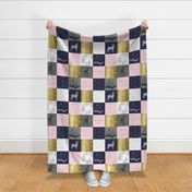 Always Quilt - pink, navy, gold