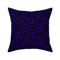 Swirley Vine (Dark Violet and Indigo)