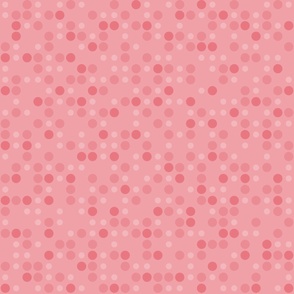 50s Midcentury Polka Dots - Pink - Jumbo