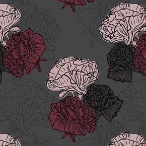 Pink and Gray carnations-01