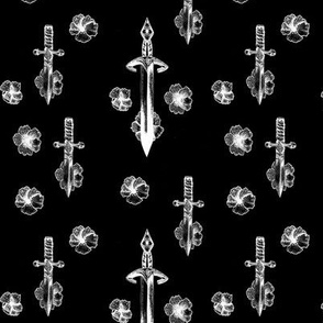 Swords and Daggers II- Black Colorway