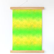 Bicycle Pattern with Gradient of Yellow & Green