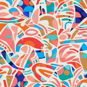 Confetti Papercuts - Colorful Shapes / Big Scale