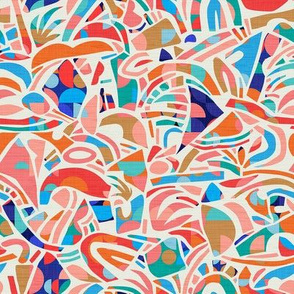 Confetti Papercuts - Colorful Shapes / Small Scale