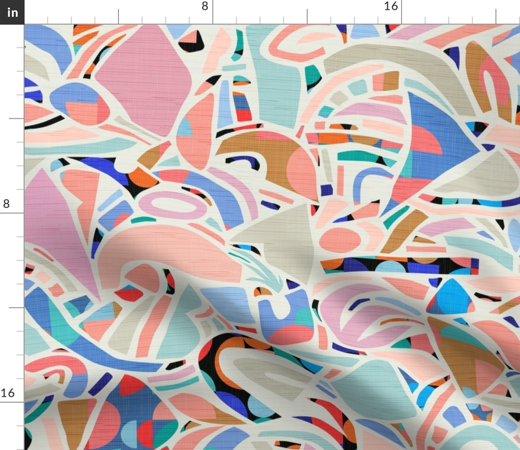 Confetti Papercuts - Playful Vibrant Shapes / Big Scale