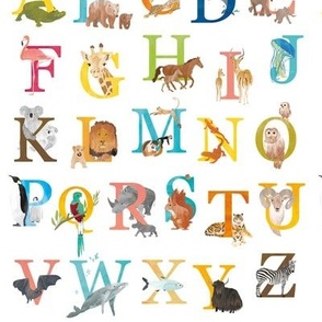 Animal alphabet small