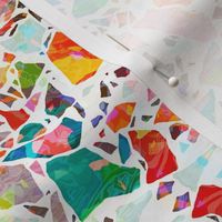 Colorful Crystal Terrazzo - Mirrored / Big Scale
