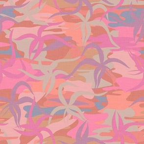 Tahiti Garden in Pink / Small Scale