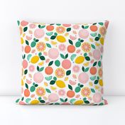 Pop Citrus Party - White -Small by Heather Anderson 