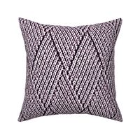 Diamond Knit Pattern in Vivid Lavender  