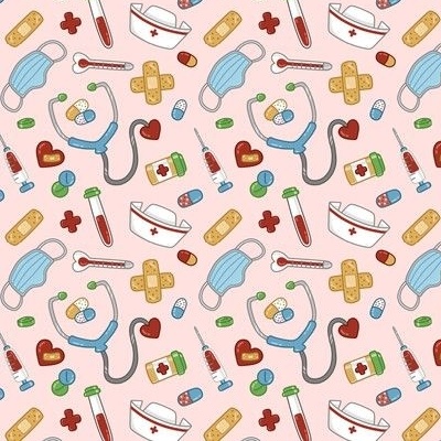 Cute Medical Fabric, Wallpaper and Home Decor | Spoonflower