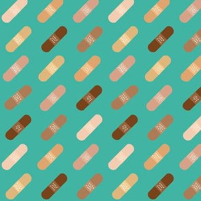Boo Boo Bandaids for all - Turquoise