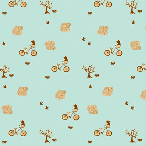 bicycle brown