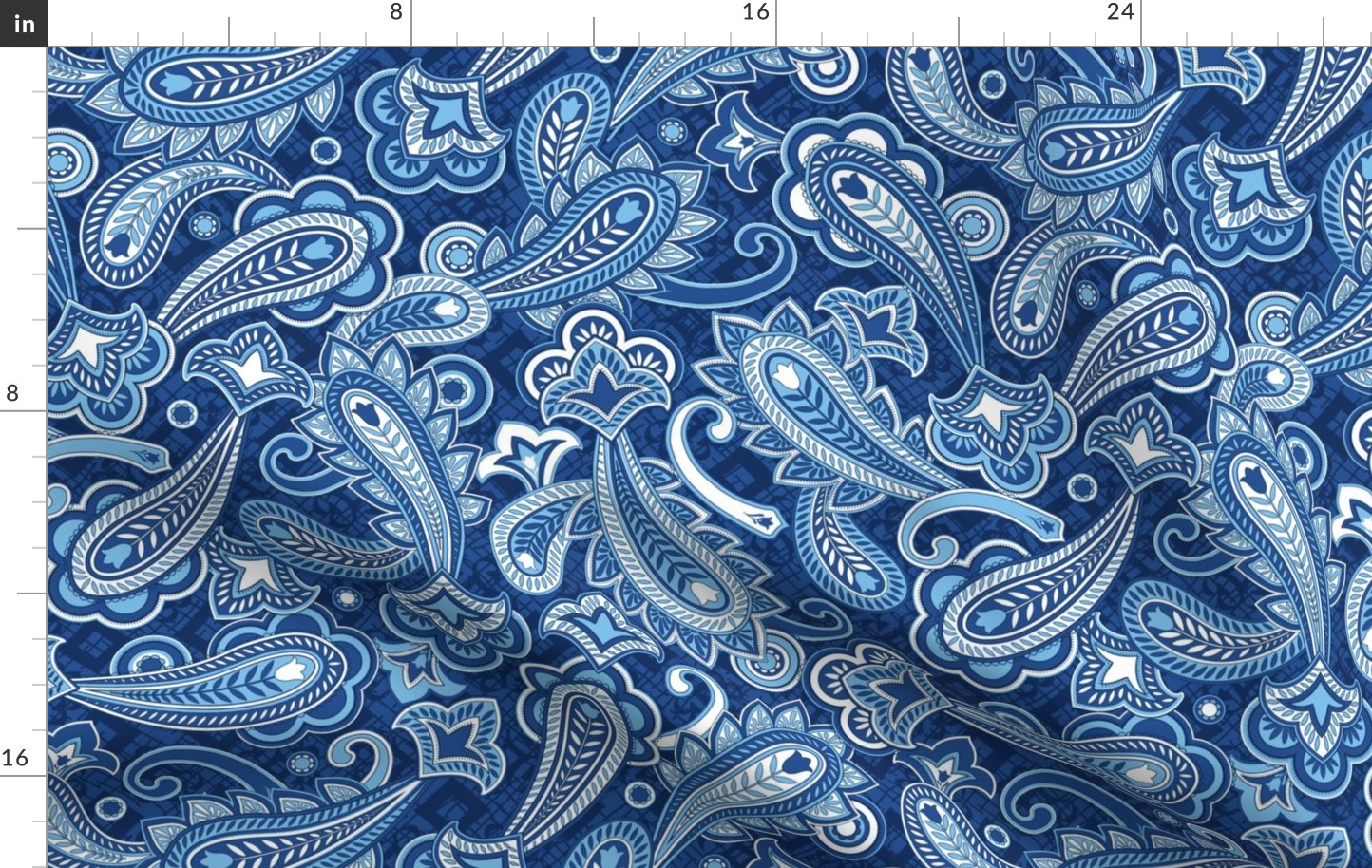 Tara Paisley Blue 