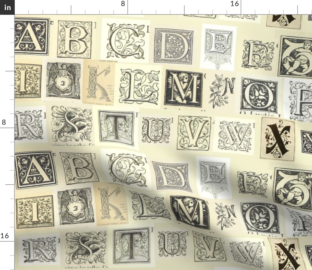 Vintage antique Alphabet ABCs 