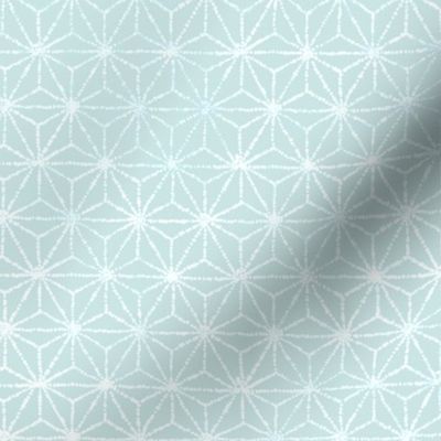 Mint Shibori Hoshi - Star (reversed) 24"