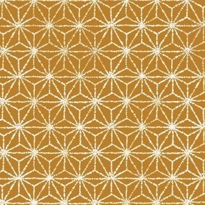 Gold Shibori Hoshi - Star (reversed) 24"