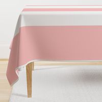 12" Blush Pink and White Stripes - Vertical - 12 Inch / 12 In / 12in