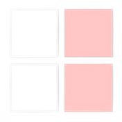 12" Blush Pink and White Stripes - Vertical - 12 Inch / 12 In / 12in