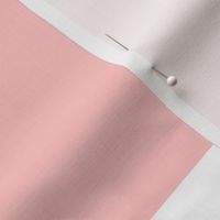 12" Blush Pink and White Stripes - Horizontal - Jumbo - 12 Inch / 12 In / 12in