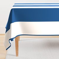 8" Classic Blue and White Stripes - Vertical - Vertical - 8 Inch / 8 In / 8in