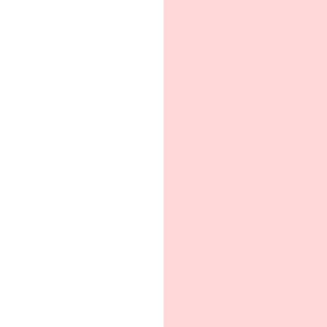 12" Powder Pink and White Stripes - Vertical - 12 Inch / 12 In / 12in
