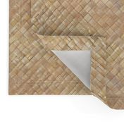 Small Hawaiian Lauhala Weave-light tan