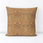 Small Pattern Lauhala Weave-Dark honey