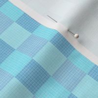 Cool Blue Checkered Squares