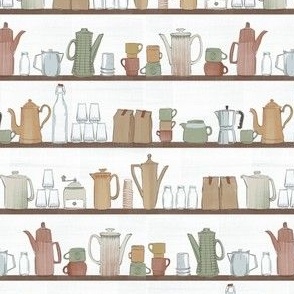 Coffee Shop Shelves