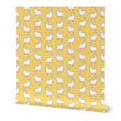 Llama print-  yellow Extra Small