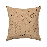 Ink speckles and stains spots and dots messy minimal boho design Scandinavian style nursery winter latte beige LARGE