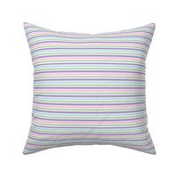 Horizontal Stripe |Pink Purple Blue Green| Renee Davis 