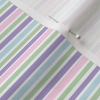 Horizontal Stripe |Pink Purple Blue Green| Renee Davis 