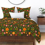 Verdure- Mod Scandi Florals- Large Scale