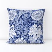 William Morris ~ Chrysanthemum ~  Willow Ware Blue and White 