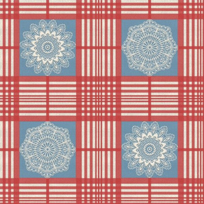 NANTUCKET TABLECLOTH (RED)