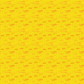 Wizard of Oz - Yellow Brick Road Miniature by JoyfulRose (Each brick is about 0.75" wide x 0.25" tall)