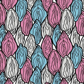 Vagina Fabric in Transgender, Medium