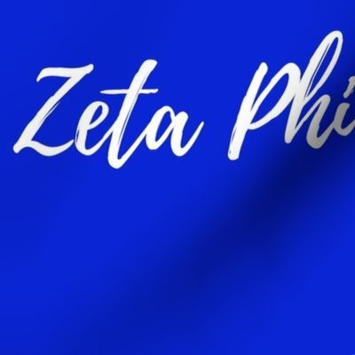 Zeta Phi Beta Sorority Fabric